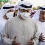 A handout picture released by UAE’s Ministry of Presidential Affairs shows Crown Prince of Abu Dhabi and Deputy Supreme Commander of the UAE Armed Forces Mohamed bin Zayed al-Nahyan (C) praying during the funeral of late UAE’s President Sheikh Khalifa bin Zayed Al-Nahyan during his funeral in Abu Dhabi on May 13, 2022. (Photo by Ministry of Presidential Affairs / AFP)