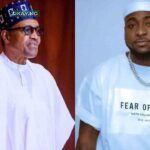 President Muhammadu Buhari and David Adeleke (Davido)