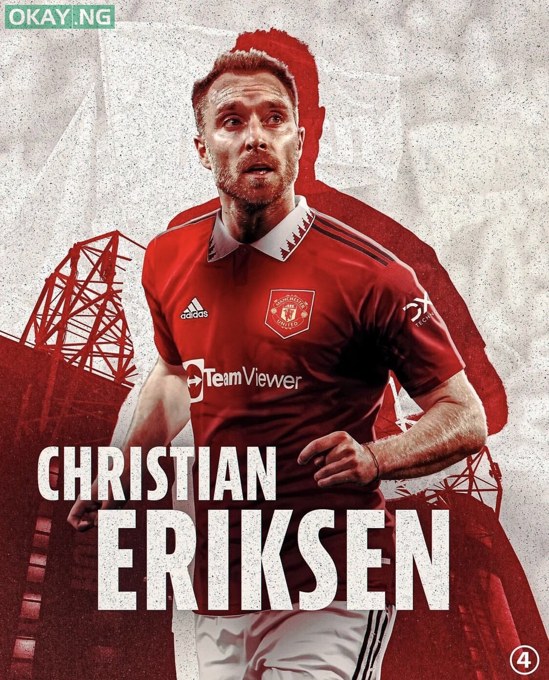 Manchester United unveil new signing Christian Eriksen