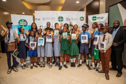 Dettol and Wellbeing Foundation Africa Team and Students