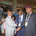 Deputy President, Nigerian LPG Association (NLPGA), Mr. Ladi Falola; NLNG MD, Dr. Philip Mshebilia; and NLPGA President, Felix Ekundayo at the NLPGA conference to celebrate 15 years of domestic LPG supply into the Nigerian market in Lagos…Tuesday