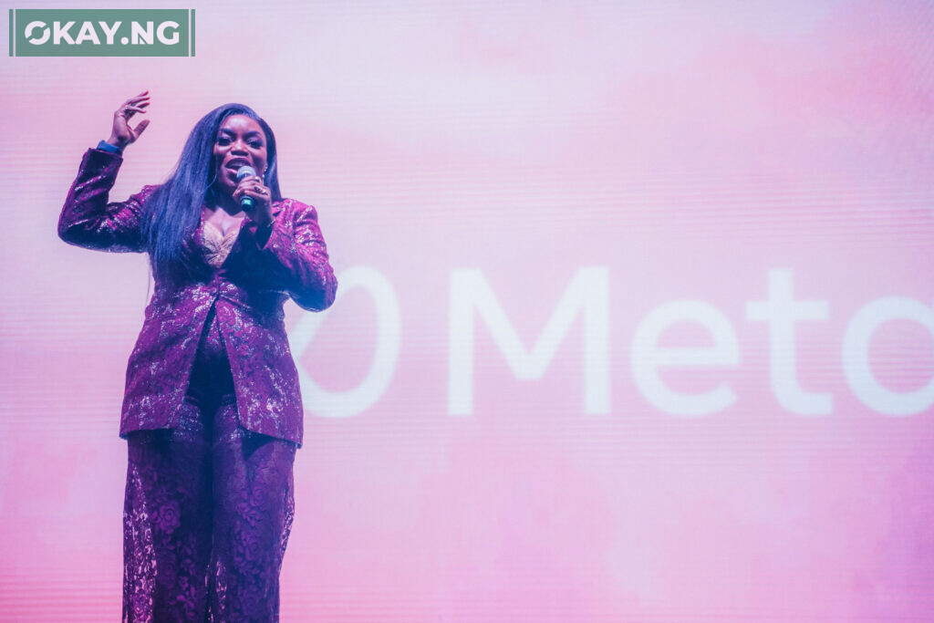 Bisola Aiyeola, host of Meta’s #FlexNaija mixed reality concert