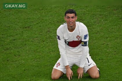 Cristiano Ronaldo in tears