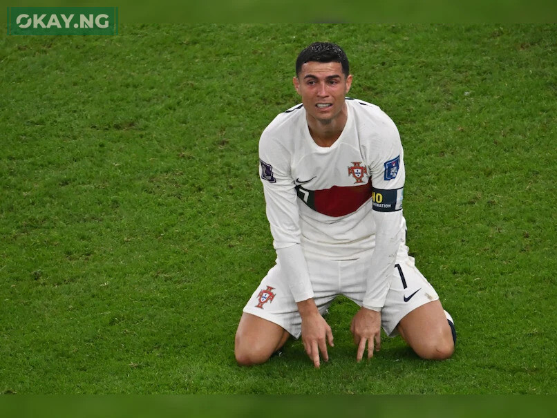 Cristiano Ronaldo in tears