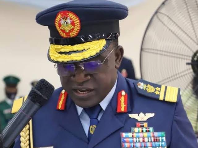 The Chief of the Air Staff (CAS), Air Marshal Oladayo Amao