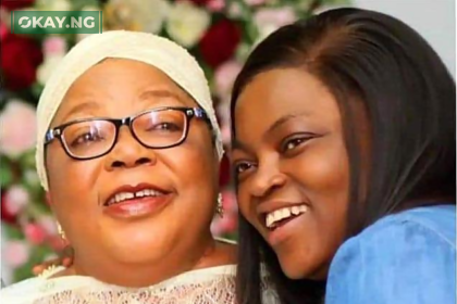 Funke Akindele and her late mother