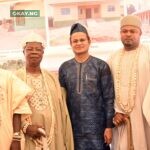 (L-R) HRM, Oba Dr. Daniel Abayomi Salako, Aboro of Iboroland; HRM, Oba Matthew Ayinde Ajibulu, Olu of Onigbedu; Dangote Cement Ibese Plant Director, Azad Nawabuddin; HRM, Oba Rotimi Oluseyi Mulero, Aboro of Ibeseland and HRM, Oba Kayode Adio Kusoro, Olu of Aga Olowo during a recent inauguration of some CSR Community Projects, at the Dangote Cement Ibese Plant, Ogun State