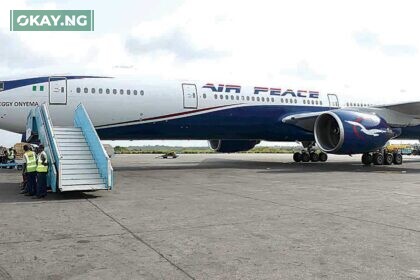 Air Peace aircraft