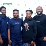 L-R: Akin Olunloye, Solutions Delivery, OnePipe; *Babatunde Gbadamosi, Team Lead Motor Africa; Yvonne-Faith Elaigwu, Financial Services, OnePipe; Sylvester chude, Co-founder /CEO Motor Africa