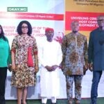 L–R: Senior Adviser Stakeholder Relations, NNPC Upstream Investment Management Services (NUIMS), Joy Eguahon; Manager, Host Communities Development, Nigerian Upstream Petroleum Regulatory Commission ( NUPRC), Omolade Awah; Chairman, Kolo-Creek Host Community Trust, Joseph Otobo; Commissioner, Mineral Resources, Bayelsa State, Ibieri Jones, and SPDC Director and Head Corporate Relations, Shell Companies in Nigeria, Igo Weli, at the inauguration of Host Community Development Trusts in Yenagoa ...on Tuesday.