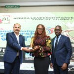 Director, External Affairs and Sustainability, Seplat Energy Plc, Chioma Afe; and Manager, Corporate Communications, Stanley Opara, receive the 'Excellence in Energy Leadership Company of the Year 2023' and 'Energy Personality of the Year 2023' awards for Seplat Energy and CEO, Mr. Roger Brown respectively, at the Excel Africa Excellence In Corporate Enterprise & Leadership Awards in Lagos ... on Friday