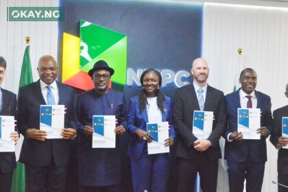 Heads of the NCDMB, NNPC Ltd and five international oil and gas companies after signing the Service Legal Agreement on reducing contracting cycle to 6 months