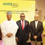 L-R: Executive Secretary, MTN Foundation, Odunayo Sanya; Chairman, MTN Foundation, Chief Julius Adelusi-Adeluyi OFR; Special Adviser to the Governor of Lagos State on Taxation and Revenue, Abdulkabir Ogungbo; Director, MTN Foundation, Dennis Okoro and Director, Admin and Human Resource, SSG Office, Omotayo Gbajabiamila-Olamona at the MTN Scholarship Award Ceremony held in Lagos on September 19, 2023.