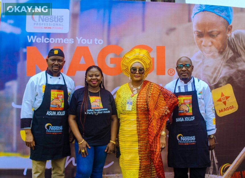 L-R: Chef Mark Punshak, Development Chef, Nestlé Nigeria PLC Funmi Osineye, Business Manager, Nestlé Professional Mrs. Surakat Idowu, Association of Professional Caterers and Decorators of Nigeria Chef Nick Maaji, Vice President, South-West, Association of Professional Chefs Nigeria