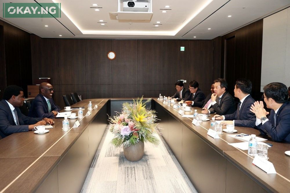 GCEO NNPC Ltd., Mele Kyari, CEO & President of Daewoo E&C- Mr. Jungwan Baek and other Senior Executives of Daewoo E&C