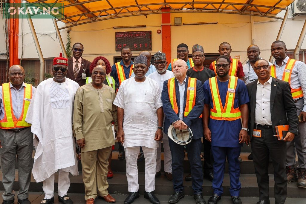 The management of Ports & Cargo and the Nigerian Shippers Council in a group picture together during the maiden courtesy visit of the Shippers Council boss to Ports & Cargo Handling Services Limited, operator of Terminal C, Tin Can Island Port, Apapa and subsidiary of SIFAX Group today.