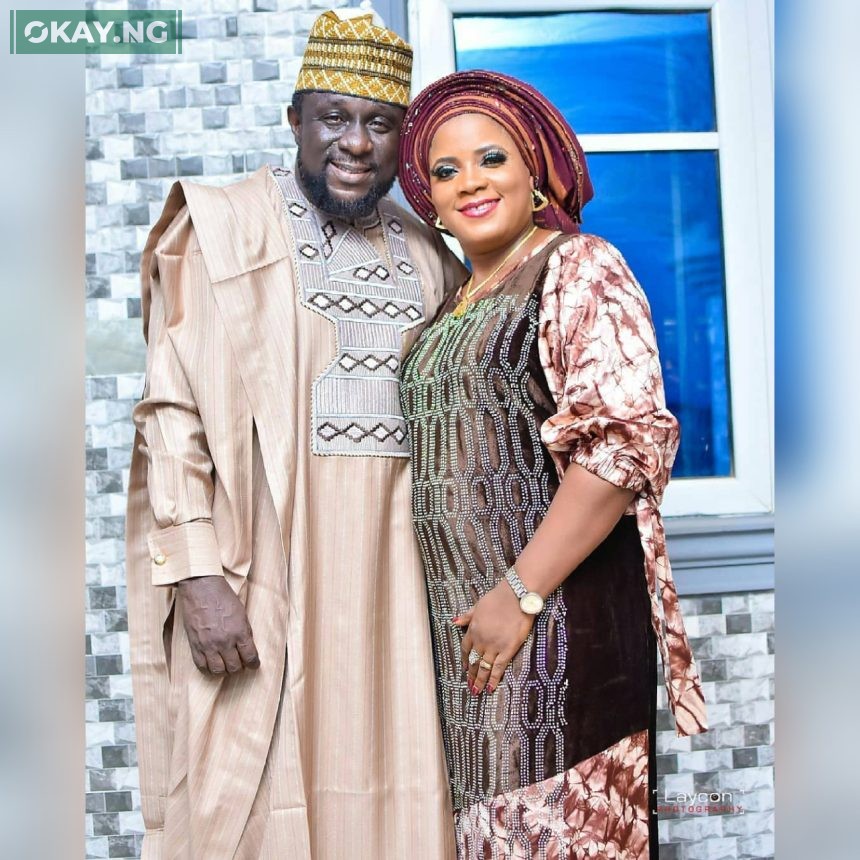 Lekan Olatunji and his late wife