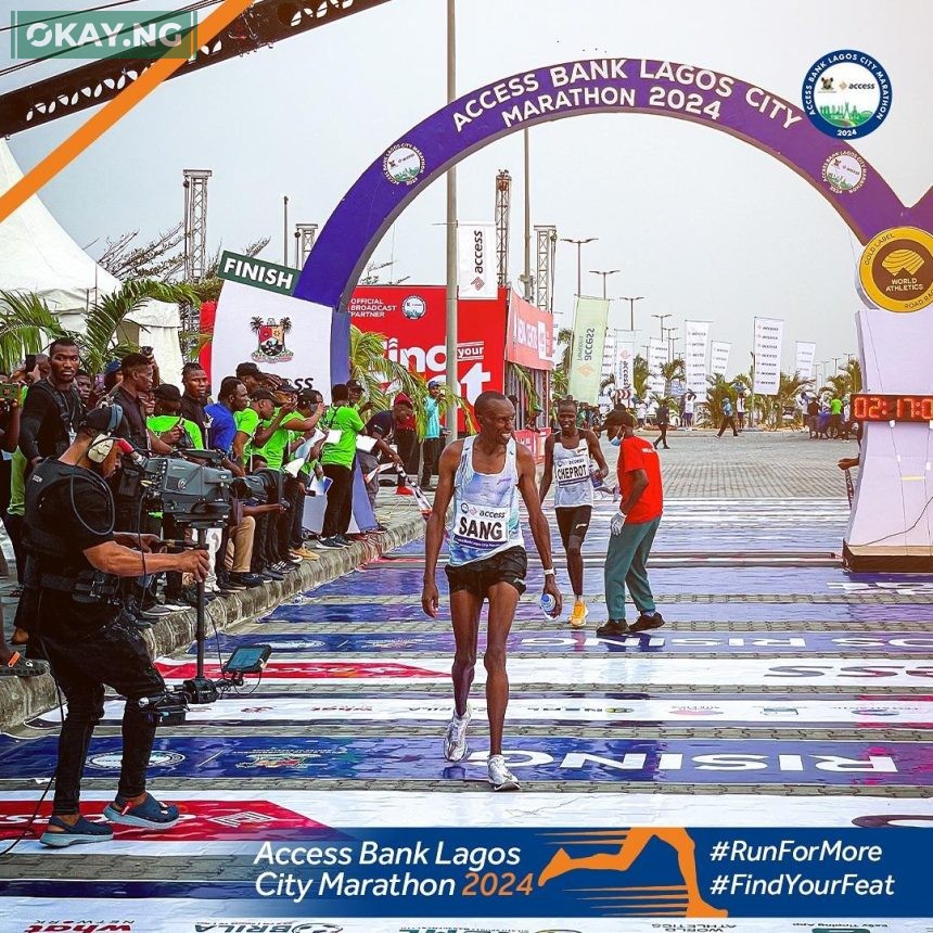 Bernard Sang wins 2024 Lagos City Marathon