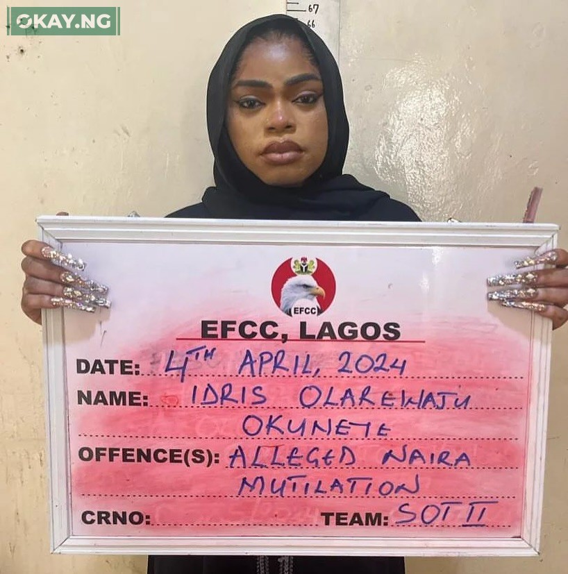 Bobrisky in EFCC custody