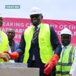 L-R: Prof. Tanko Ishaya (Vice-Chancellor, UNIJOS), Dr. Ubon Udoh (MD/CEO, ASR Africa), Prof. Ishaya Pam (Chairman, UNIJOS Sports Committee), and Prof. Joash Amupitan, SAN (Dep. Vice-Chancellor, Administration, UNIJOS) at the ground breaking ceremony of the ultra-modern Abdul Samad Rabiu Sports Complex at the University of Jos