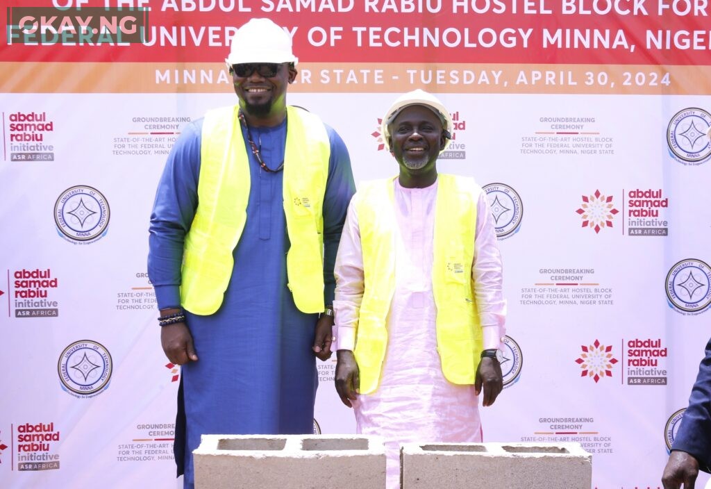 L-R: Dr. Ubon Udoh (MD/CEO, ASR Africa) and Prof. Faruk Adamu Kuta (Vice Chancellor, Federal University of Technology, Minna).