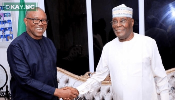 Atiku Abubakar and Peter Obi [R-L]