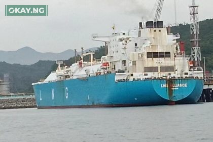 A cross section of the vessel on arrival in Futtsu Japan to deliver NNPC Shipping Ltd’s Liquefied Natural Gas (LNG) cargoes to Japan and China on Delivered Ex-Ship (DES) basis, recently.