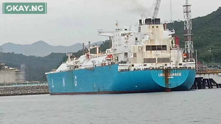 A cross section of the vessel on arrival in Futtsu Japan to deliver NNPC Shipping Ltd’s Liquefied Natural Gas (LNG) cargoes to Japan and China on Delivered Ex-Ship (DES) basis, recently.