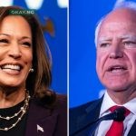 Kamala Harris and Tim Walz