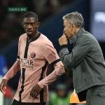 Ousmane Dembele and Luis Enrique