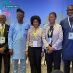 L-R: Managing Director, Afrinvest West Africa Limited, Ike Chioke; Director General, Securities and Exchange Commission (SEC), Emomotimi Agama; Board Member, Stanbic IBTC, Rabi Isma; Country Director, Center for International Private Enterprise (CIPE), Lola Adekanye and Chief Corporate Services and Sustainability Officer, MTN Nigeria, Tobe Okigbo during the CEO Breakfast Meeting which held at Transcorp Hilton, Abuja on October 16, 2024.