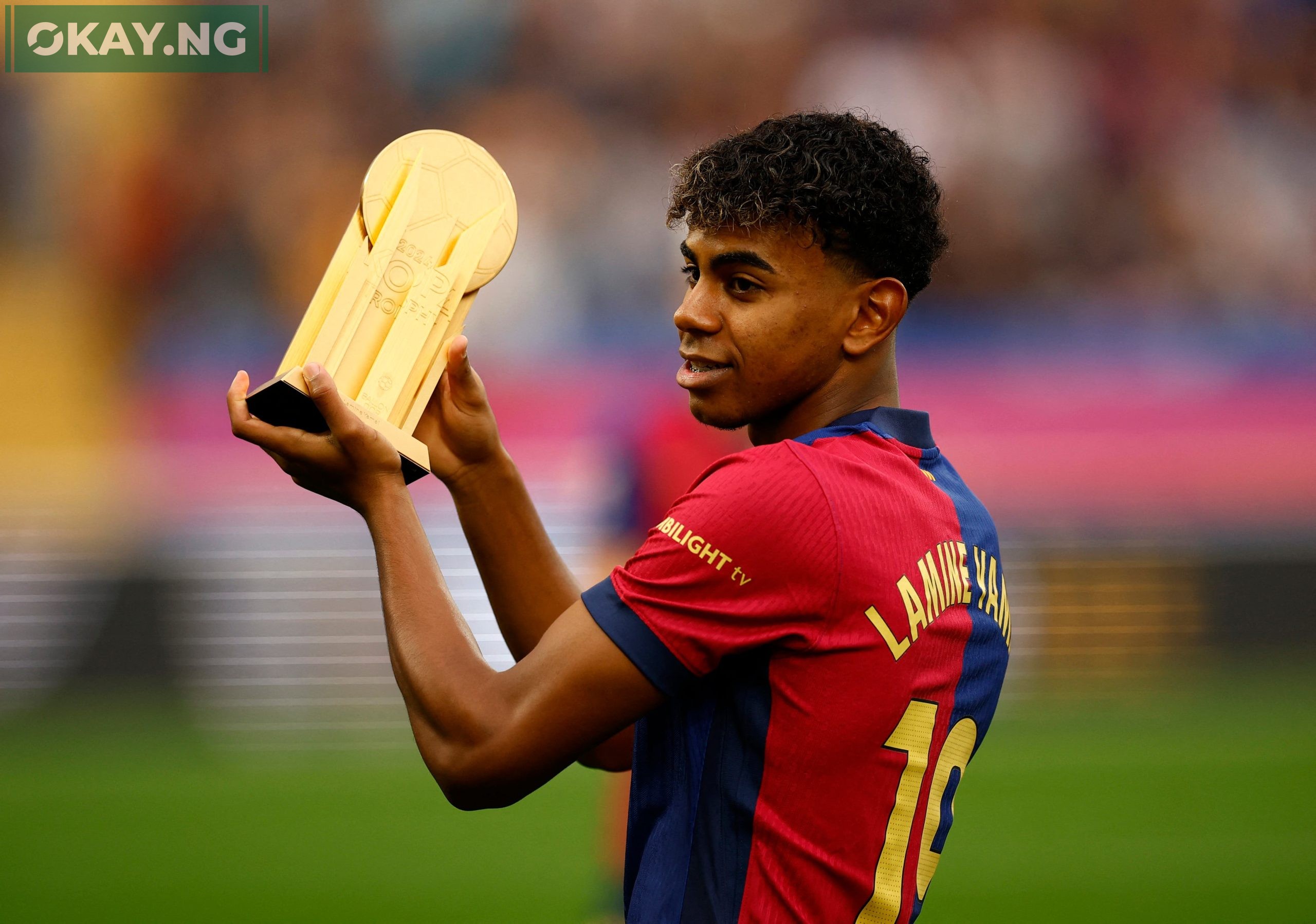 Barcelona's Lamine Yamal Wins 2024 Golden Boy Award • Okay.ng