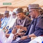 Left: MD/CEO, ASR Africa, Dr. Ubon Udoh; the Emir of Moriki, Zamfara State; the Emir of Zazzau, His Highness, Mal. Ahmed Nuhu Bamalli CFR, LLD; the Governor of Kaduna State, H.E. Senator Uba Sani and the Speaker of the House of Reps, H.E. RT Hon. Tajudeen Abbas, PhD during the groundbreaking ceremony in Zaria, Kaduna State.