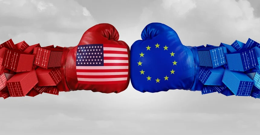 US and EU Trade War over trump tariff